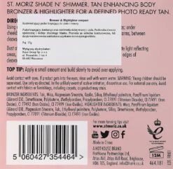 St. Moriz St.Moriz Shade N` Shimmer Face & Body Bronze & Highlighter -Mode Kosmetikgeschäft 2avwmgjirvpa