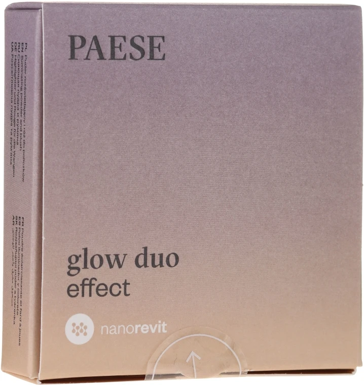 Paese Nanorevit Glow Duo Effect Powder And Blush 1 Paese Nanorevit Glow Duo Effect Powder And Blush
