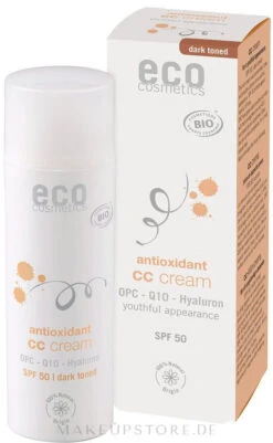 Eco Cosmetics Tinted CC Cream SPF 50 3 Eco Cosmetics Tinted CC Cream SPF 50 -Mode Kosmetikgeschäft cbmro6pary26