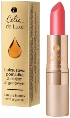 Celia De Luxe Luxury Lipstick With Argan Oil Long-Lasting Colour Moisturizing