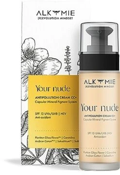 Alkmie Your Nude Antipollution Cream CC+ SPF 13