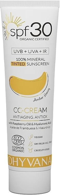 Dhyvana Raspberrry Oil & Hyaluronic Acid CC-Cream