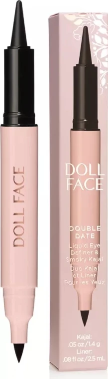 Doll Face Double Date Liquid Eye Definer & Smokey Kajal