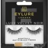 Eylure False Eyelashes Luxe Velvet Noir Matte Black Fibres Nightfall