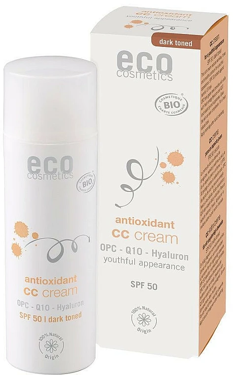 Eco Cosmetics Tinted CC Cream SPF 50 1 Eco Cosmetics Tinted CC Cream SPF 50