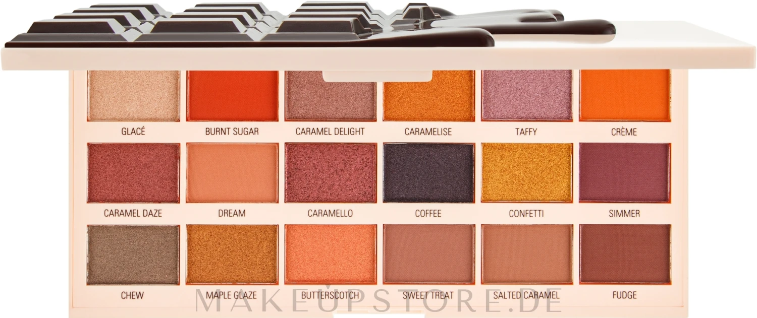 I Heart Revolution Chocolate Eyeshadow Palette Caramel Nudes 4 I Heart Revolution Chocolate Eyeshadow Palette Caramel Nudes - Image 4