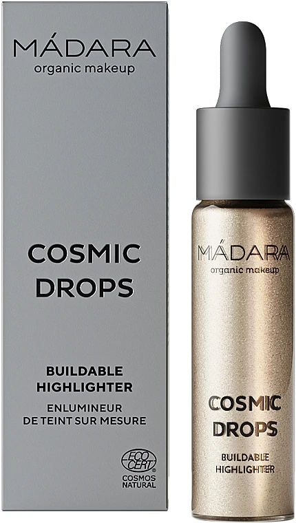 Madara Cosmetics Cosmic Drops Buildable Highlighter 1 Madara Cosmetics Cosmic Drops Buildable Highlighter