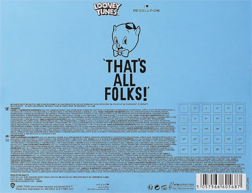 I Heart Revolution Looney Tunes Shadow Palette 2 I Heart Revolution Looney Tunes Shadow Palette - Image 2