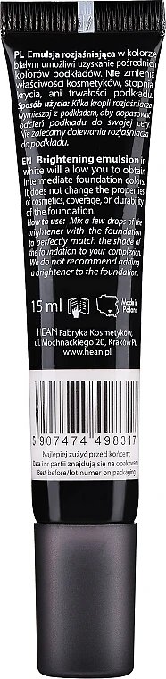 Hean Brightener Of Foundation Smart Drops