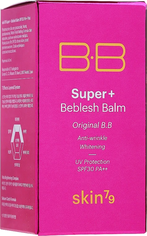 Skin79 Super Plus Beblesh Balm Triple Functions Pink BB Cream 2 Skin79 Super Plus Beblesh Balm Triple Functions Pink BB Cream - Image 2